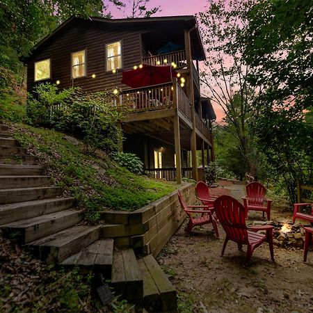 Amazing Creek View Cabin W/ Hot Tub, Firepit & Pool Table Эллиджей Экстерьер фото